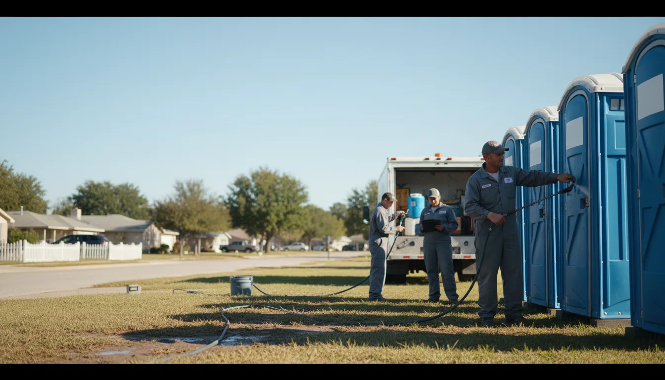 Long-Term Portable Toilet Rental in Bagwell, TX near me